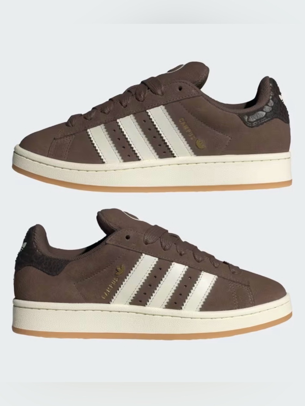 Adidas Women’s Campus 00s in Aurora Coffee/Off White 8.5